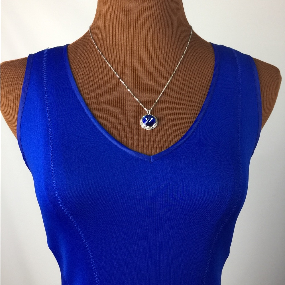M By Maia🌷Royal Blue Dress Sz 6 - Picture 5 of 10